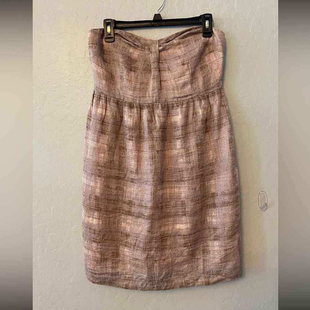 ⭐️Ann Taylor LOFT pink strapless dress size 4